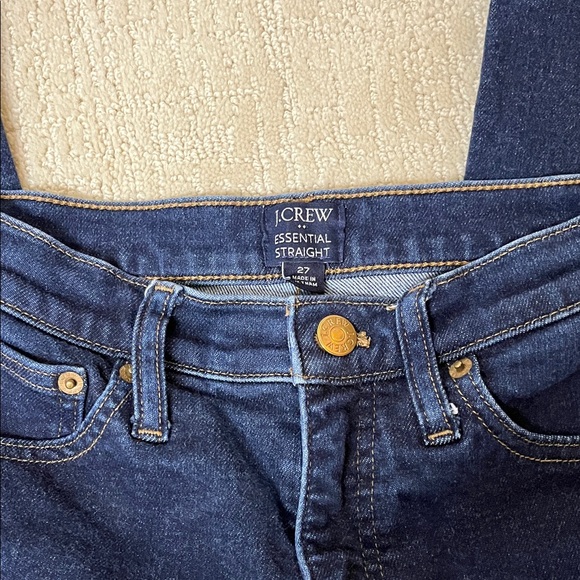 J Crew essential straight leg Dark Blue Women's Jeans size 27 - Picture 3 of 3
